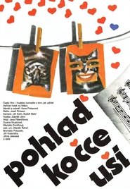 Poster Cuddling Cat Ears 1986