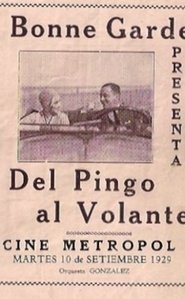 Poster Del pingo al volante 1929