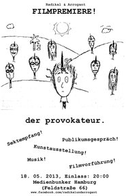 Poster der provokateur. 2013
