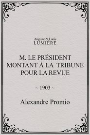 M. le président montant à la tribune pour la revue (1903)