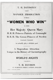 Poster Women Who Win 1919