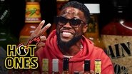 Kevin Hart Celebrates 10 Years of Hot Ones While Eating Spicy Wings