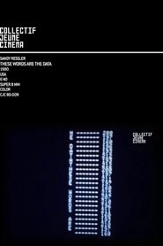 Poster These Words are the Data 1980