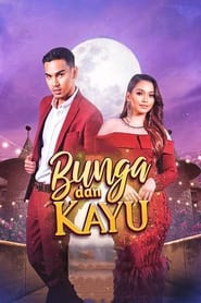 Poster Bunga dan Kayu