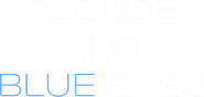 Blonde Hair and Blue Eyes Logo