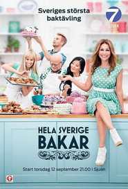 Hela Sverige bakar постер