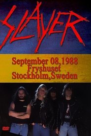 Poster Slayer: Live at Fryhuset - Stockholm, Sweden - 9/8/1988