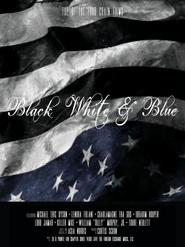 Poster Black, White & Blue