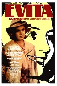 Poster Evita, quien quiera oír que oiga