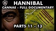 Battle of Cannae, 216 BC ⚔️ FULL DOCUMENTARY ⚔️ (Hannibal PARTS 11 - 13) - Second Punic War