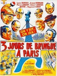 Poster Trois jours de bringue à Paris 1954
