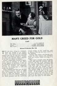 Poster Man's Greed for Gold 1913