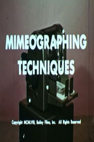 Mimeographing Techniques (1958)