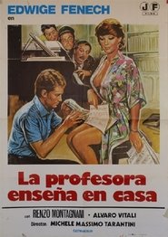 La profesora enseña en casa poster