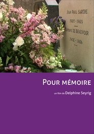 Poster Pour mémoire