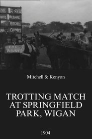 Poster Trotting Match at Springfield Park, Wigan 1904