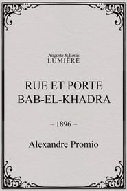 Poster Rue et porte Bab-el-Khadra