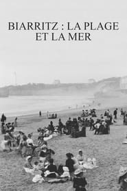 Poster Biarritz : la plage et la mer