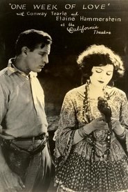 Poster One Week of Love 1922