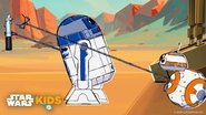 R2-D2, BB-8 and Rey's Lightsaber on the Loose!