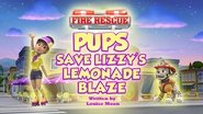 Fire Rescue: Pups Save Lizzy's Lemonade Blaze