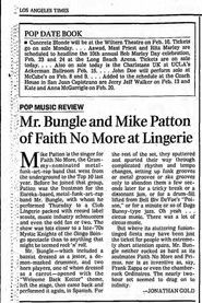 Mr. Bungle - Live at Club Lingerie