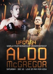 UFC 194: Aldo vs. McGregor постер