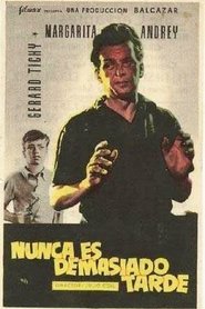 Poster Nunca es demasiado tarde 1956