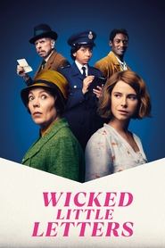 Poster for the movie, 'Wicked Little Letters'