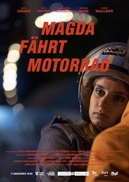 Poster Magda fährt Motorrad