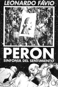 Poster Perón. Sinfonía del Sentimiento