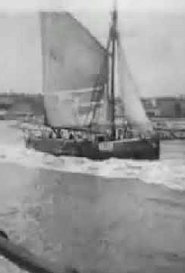 Poster Yarmouth Fishing Boats Leaving Harbour 1896
