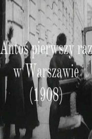 Poster Antos in Warsaw For the First Time 1908