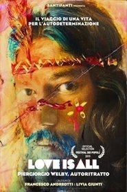 Poster Love is All. Piergiorgio Welby, Autoritratto 2015