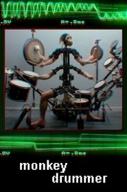 Poster Monkey Drummer 2001