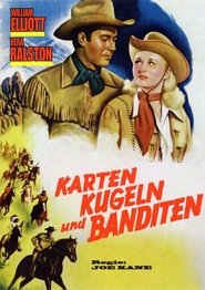 Poster Karten, Kugeln und Banditen