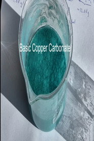 Poster for Copper Salts Series I : Basic Copper Carbonate