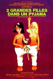 Poster Deux grandes filles dans un pyjama