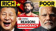 Why India can NEVER be as RICH as China