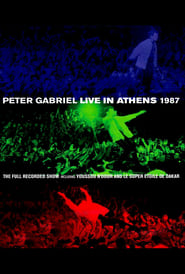 Peter Gabriel: Live in Athens 1987 постер