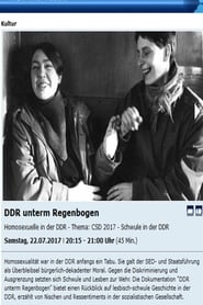 Poster DDR unterm Regenbogen