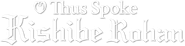 Thus Spoke Kishibe Rohan Logo