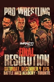 Poster IMPACT Wrestling: Final Resolution 2023