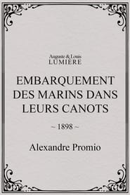 Poster Embarquement des marins dans leurs canots