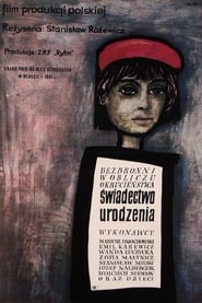 Poster Świadectwo urodzenia