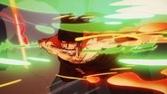 ¡El estilo de tres espadas del Rey Supremo! Zoro vs. King