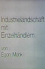 Poster Industrielandschaft mit Einzelhändlern