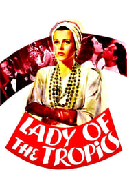 Poster Lady in den Tropen