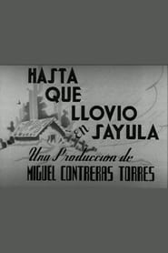 Poster Hasta que llovió en Sayula