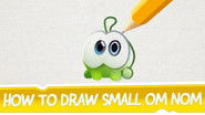 How to Draw Small Om Nom from Cut the Rope: Magic